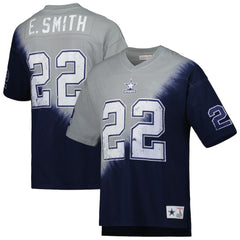 Dallas Cowboys Emmitt Smith  Retired Player Name & Number Diagonal Tie-Dye V-Neck T-Shirt | NFL New