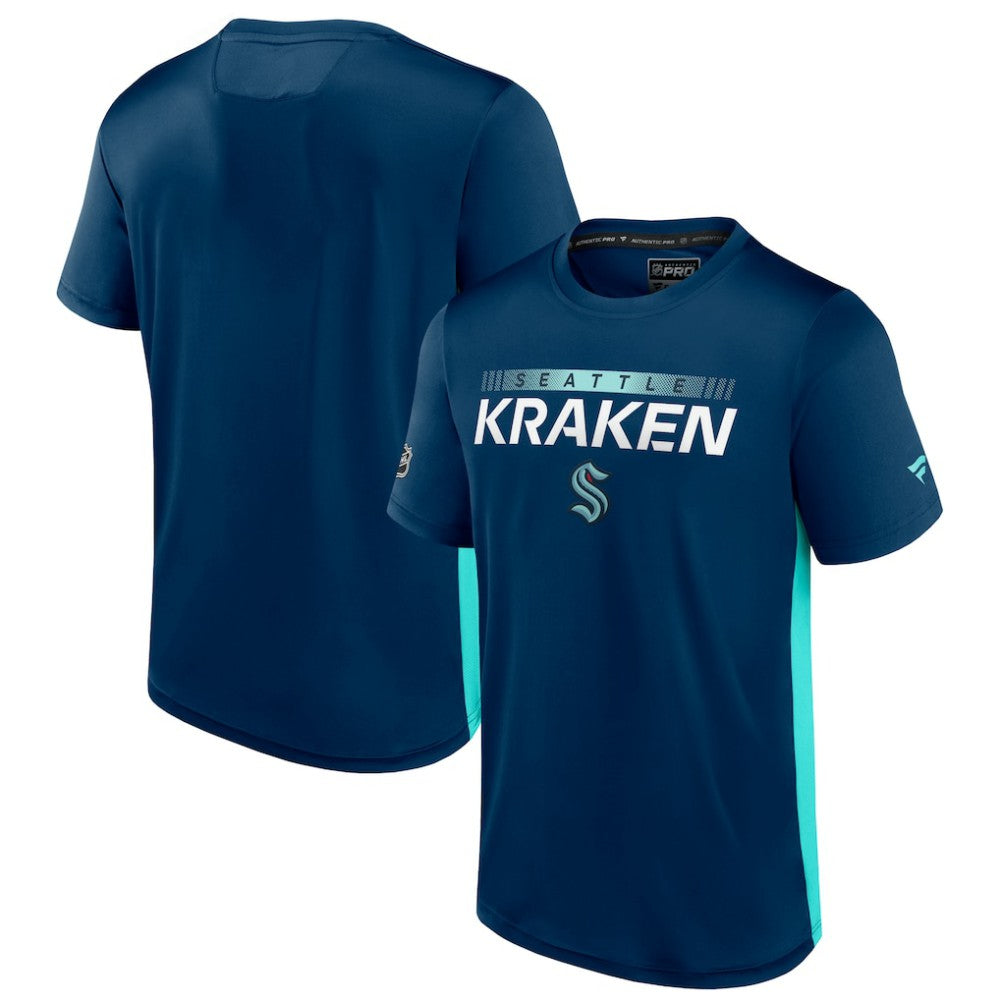 Seattle Kraken Fanatics Authentic Pro Rink Tech T-Shirt -  NHL T-shirts