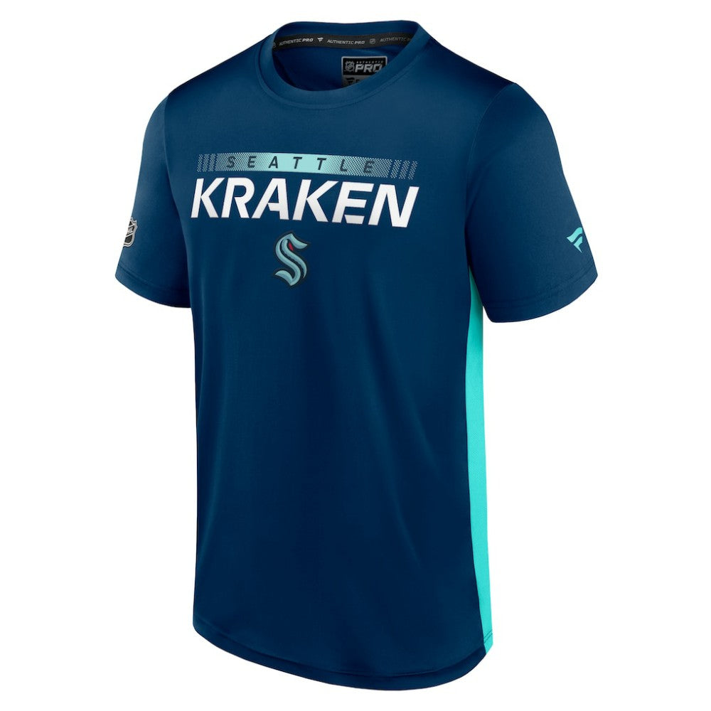 Seattle Kraken Fanatics Authentic Pro Rink Tech T-Shirt -  NHL T-shirts