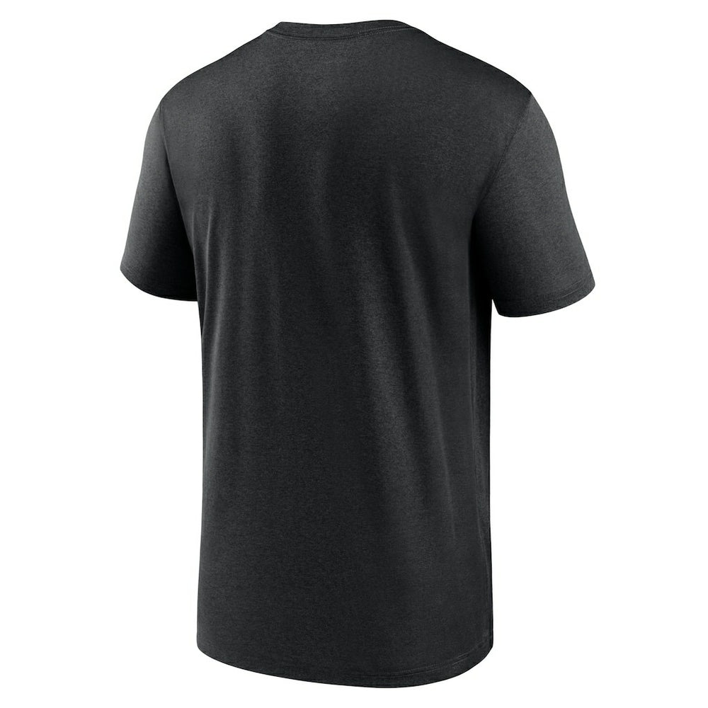 New Orleans Saints Horizontal Lockup Legend Performance T-Shirt | NFL Hot