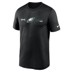 Philadelphia Eagles Horizontal Lockup Legend T-Shirt | NFL Hot