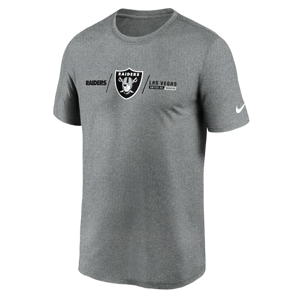 Las Vegas Raiders Horizontal Lockup Legend Performance T-Shirt | NFL US