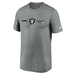 Las Vegas Raiders Horizontal Lockup Legend Performance T-Shirt | NFL US