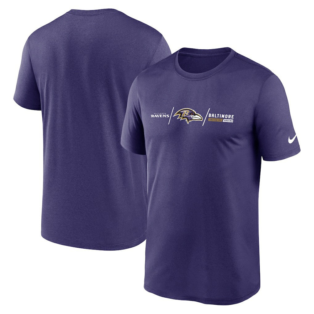 Baltimore Ravens Horizontal Lockup Legend T-Shirt | NFL US