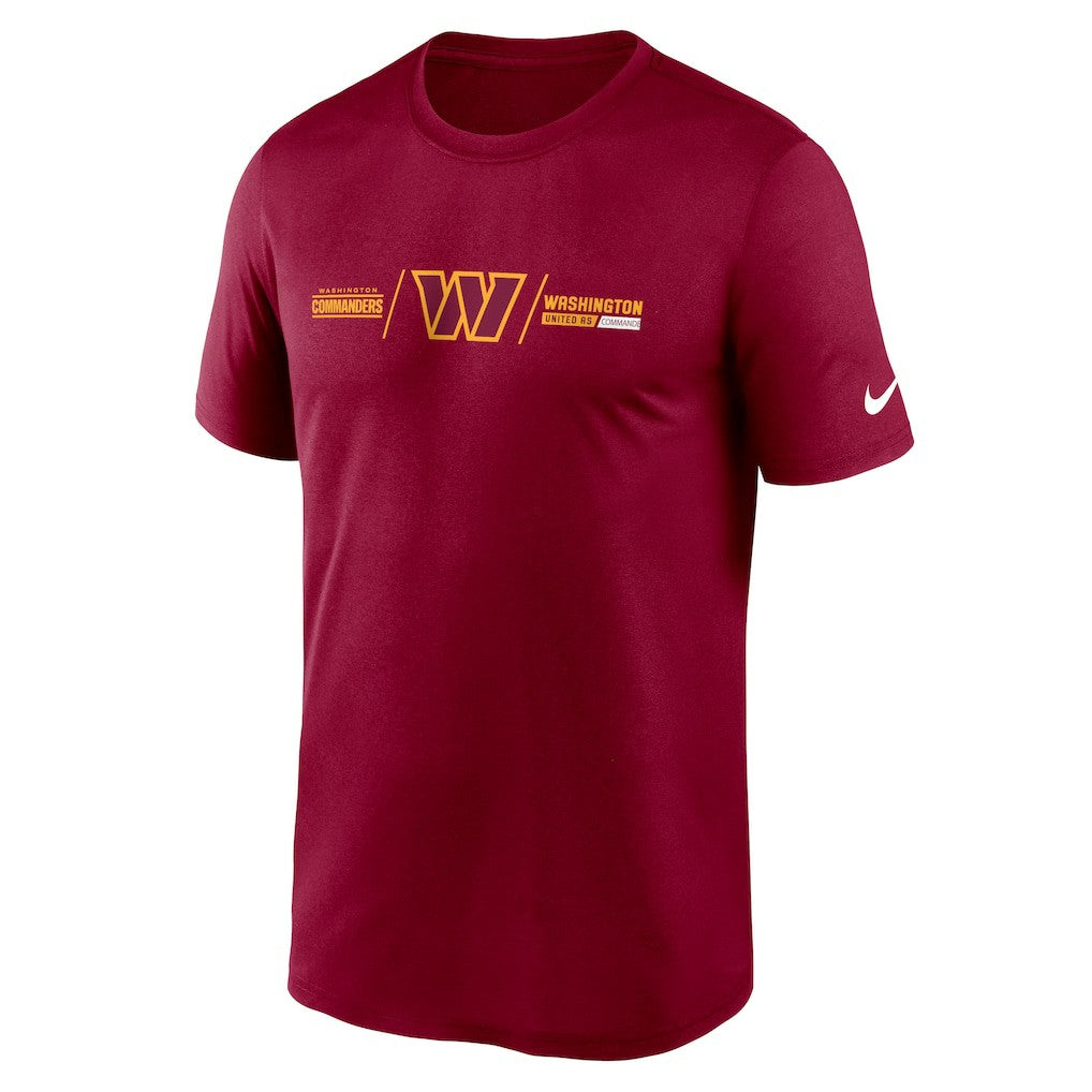 Washington Commanders Horizontal Lockup Legend T-Shirt | NFL Hot