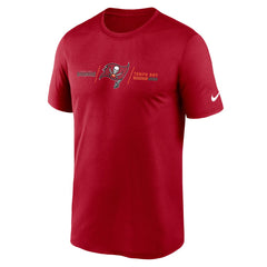 Tampa Bay Buccaneers Horizontal Lockup Legend Performance T-Shirt | NFL Outlet
