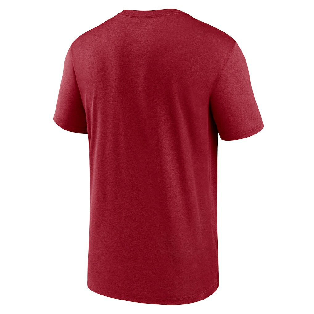 Arizona Cardinals Horizontal Lockup Legend Performance T-Shirt | NFL Discount