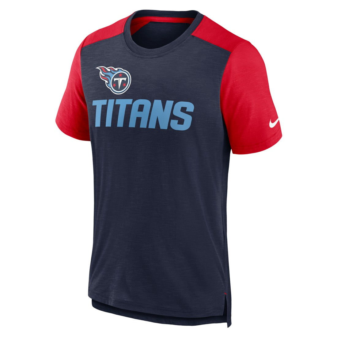 Tennessee Titans Color Block Team Name T-Shirt | NFL Online