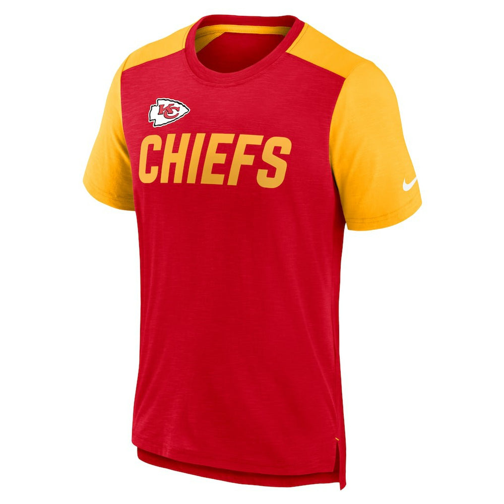 Kansas City Chiefs Color Block Team Name T-Shirt | NFL On sale