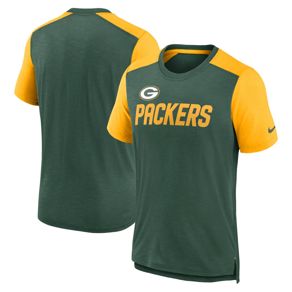 Green Bay Packers Color Block Team Name T-Shirt | NFL Near me