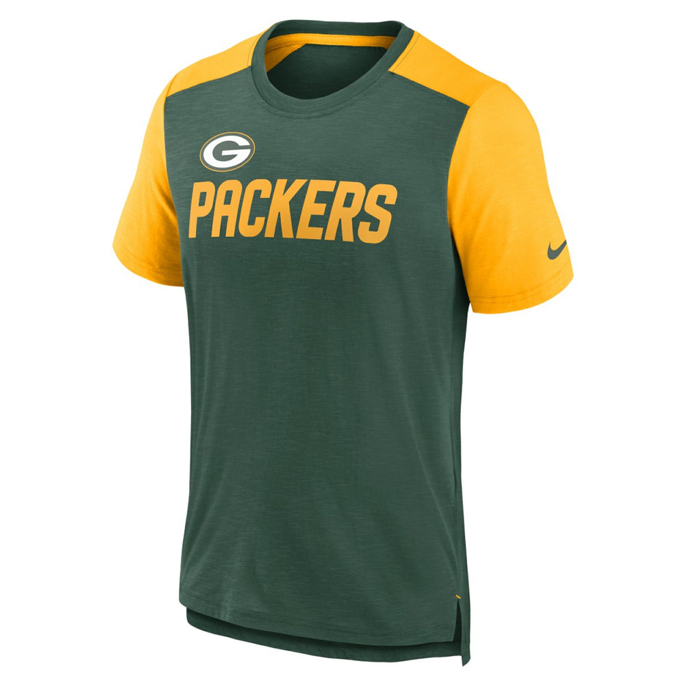 Green Bay Packers Color Block Team Name T-Shirt | NFL Near me