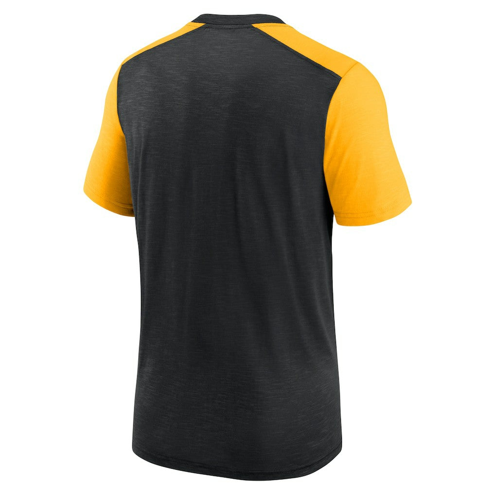 Pittsburgh Steelers Color Block Team Name T-Shirt | NFL Discount