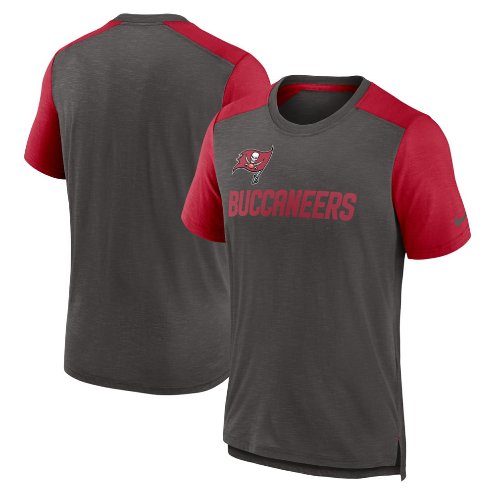 Tampa Bay Buccaneers Color Block Team Name T-Shirt | NFL New