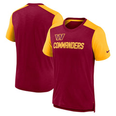 Washington Commanders Color Block Team Name T-Shirt | NFL Outlet