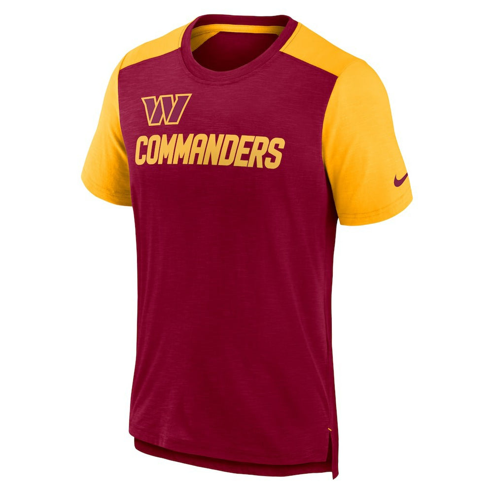 Washington Commanders Color Block Team Name T-Shirt | NFL Outlet