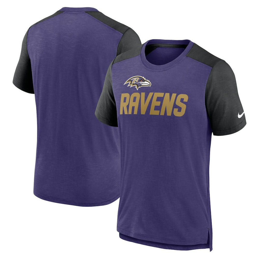 Baltimore Ravens Color Block Team Name T-Shirt | NFL New