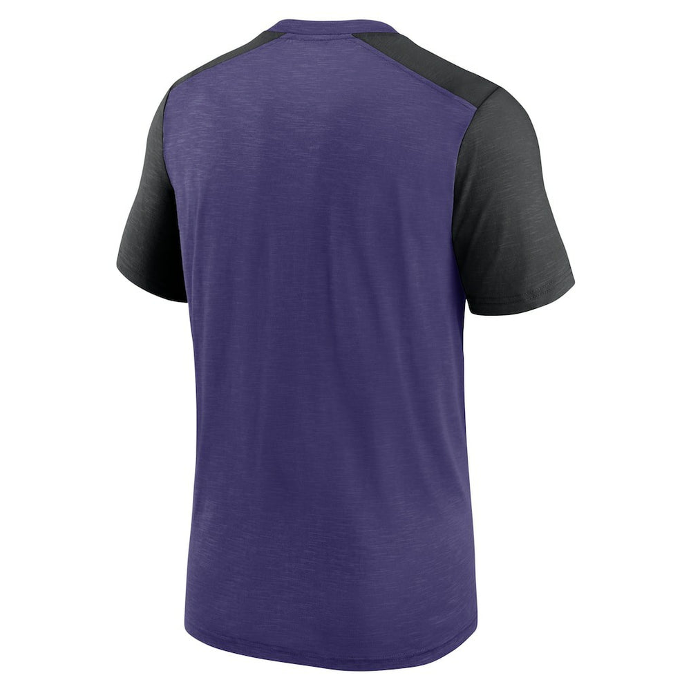 Baltimore Ravens Color Block Team Name T-Shirt | NFL New
