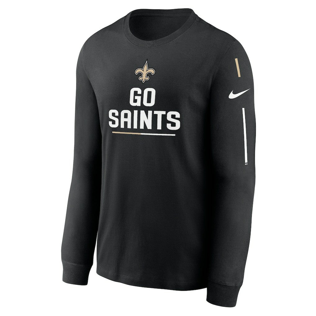 New Orleans Saints Team Slogan Long Sleeve T-Shirt | NFL Hot