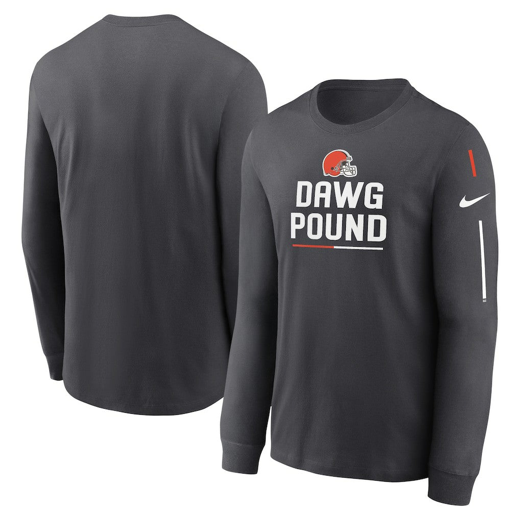 Cleveland Browns Team Slogan Long Sleeve T-Shirt | NFL Sale
