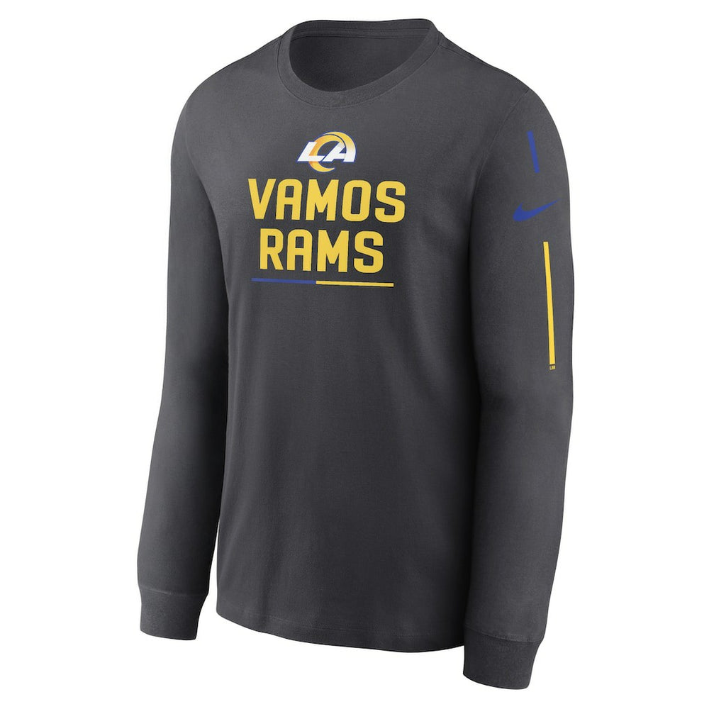 Los Angeles Rams Team Slogan Long Sleeve T-Shirt | NFL Sale