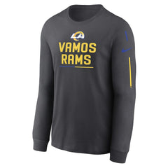 Los Angeles Rams Team Slogan Long Sleeve T-Shirt | NFL Sale