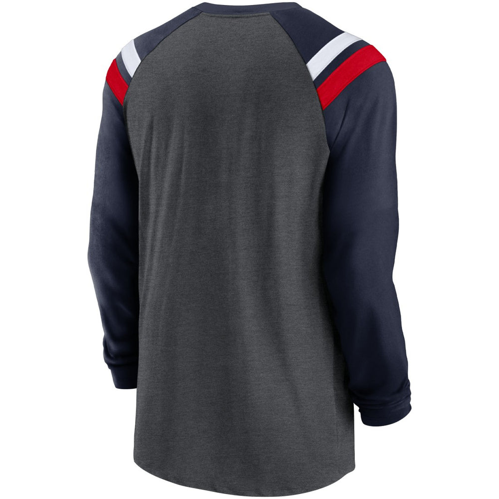 Tennessee Titans Tri-Blend Raglan Athletic Long Sleeve Fashion T-Shirt | NFL Online