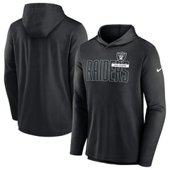 Las Vegas Raiders Lightweight Performance Hooded Long Sleeve T-Shirt | NFL Sale