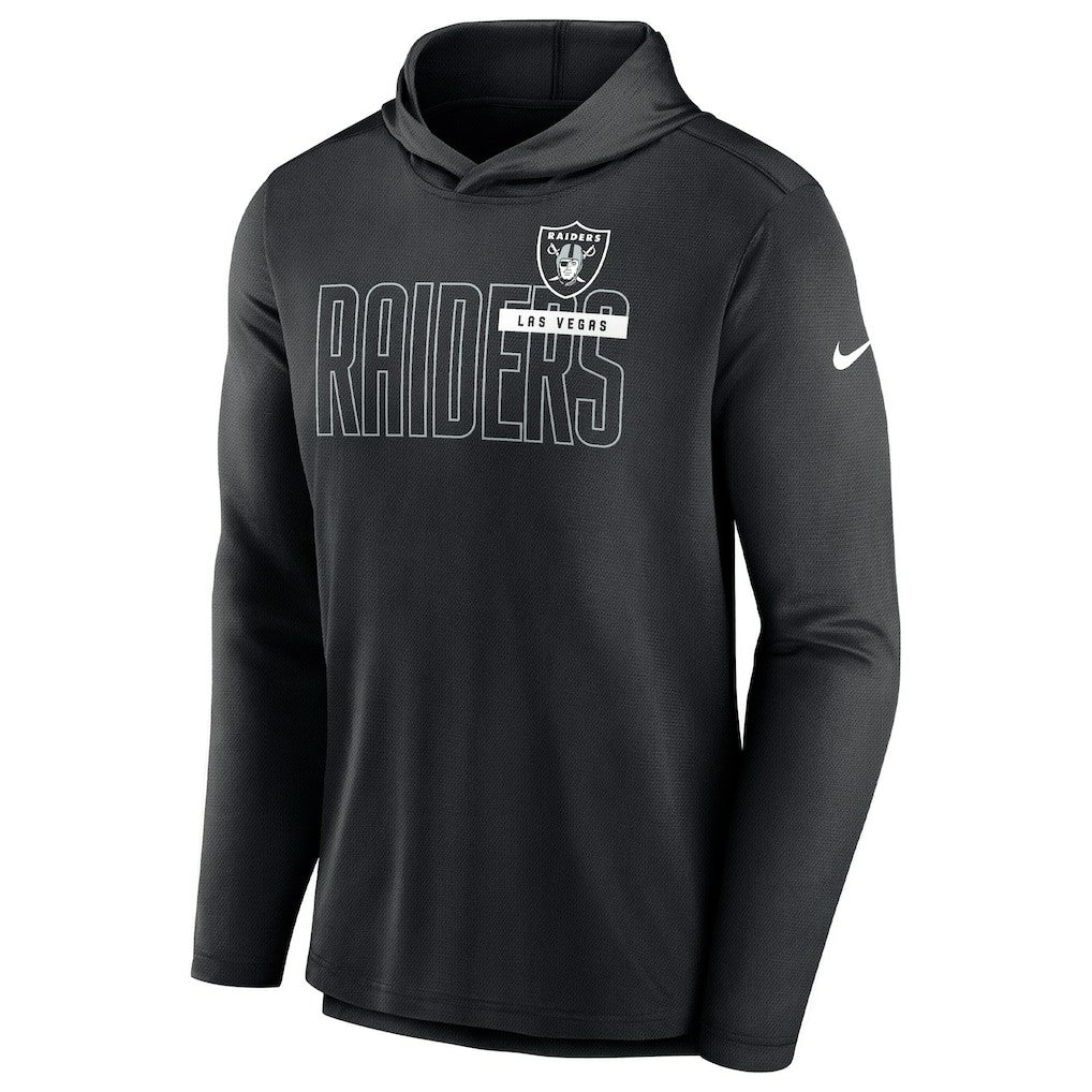 Las Vegas Raiders Lightweight Performance Hooded Long Sleeve T-Shirt | NFL Sale