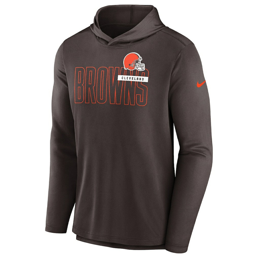 Cleveland Browns Lightweight Performance Hooded Long Sleeve T-Shirt | NFL Near me