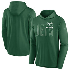 New York Jets Lightweight Performance Hooded Long Sleeve T-Shirt | NFL New