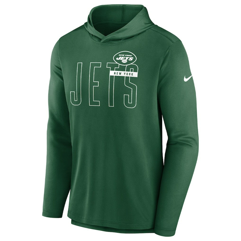New York Jets Lightweight Performance Hooded Long Sleeve T-Shirt | NFL New