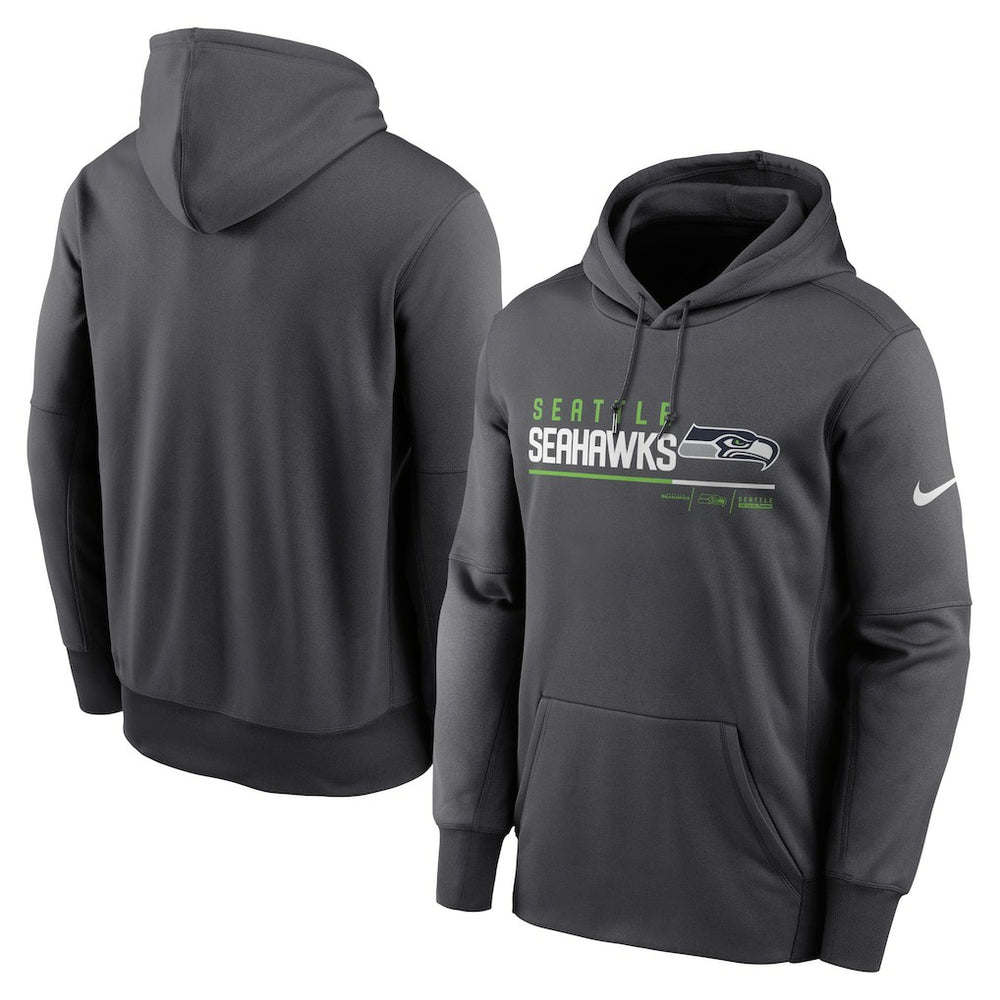 Seattle Seahawks Prime Logo Name Split Pullover Hoodie | NFL On sale
