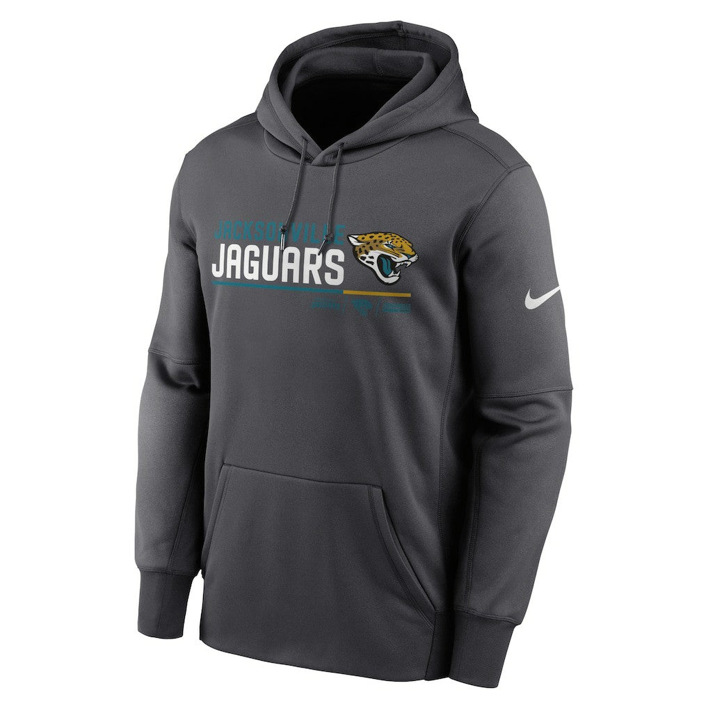 Jacksonville Jaguars Prime Logo Name Split Pullover Hoodie | NFL New