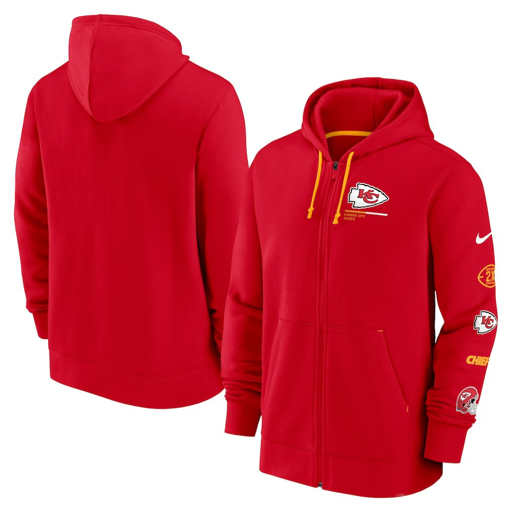 Kansas City Chiefs Surrey Full-Zip Hoodie | NFL Discount