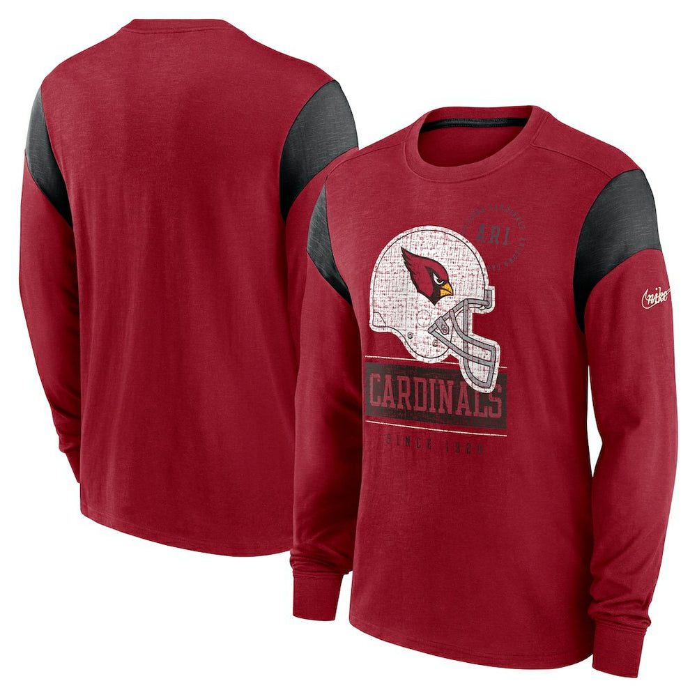 Arizona Cardinals Rewind Playback Helmet Long Sleeve T-Shirt | NFL Near me