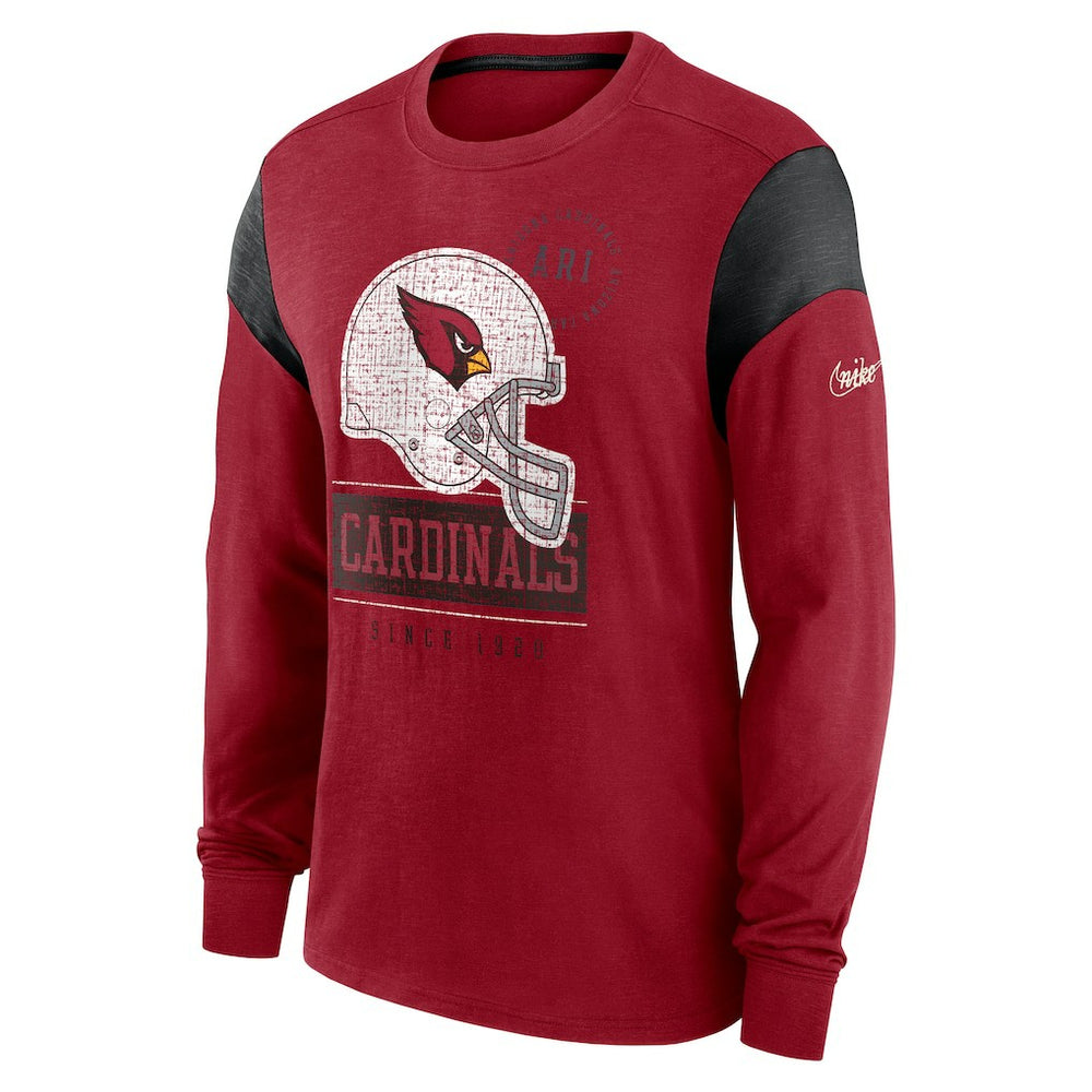 Arizona Cardinals Rewind Playback Helmet Long Sleeve T-Shirt | NFL Near me