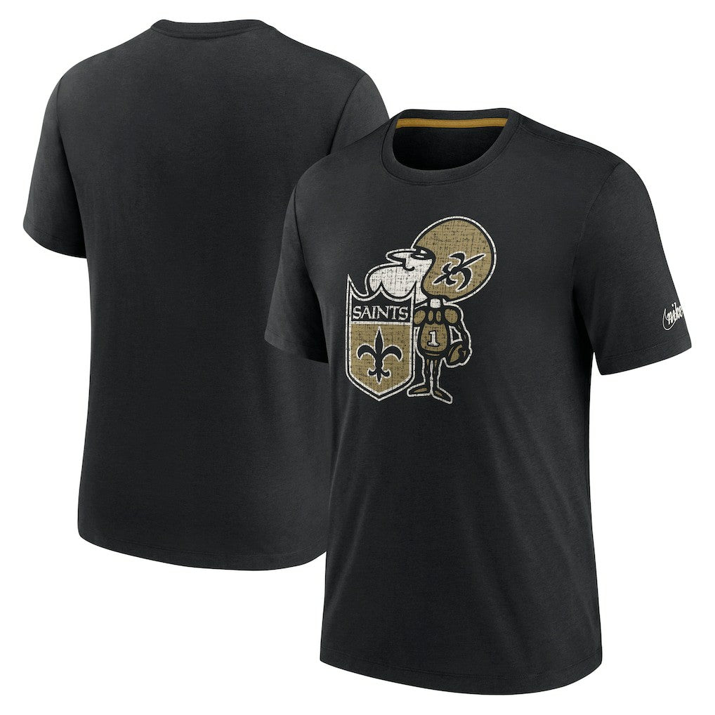 New Orleans Saints Rewind Playback Logo Tri-Blend T-Shirt | NFL On sale
