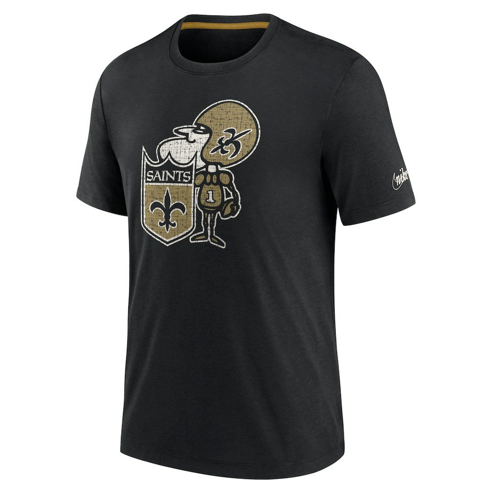 New Orleans Saints Rewind Playback Logo Tri-Blend T-Shirt | NFL On sale