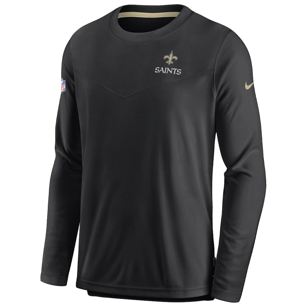 New Orleans Saints Sideline Lockup Performance Pullover Sweatshirt | NFL Outlet