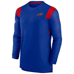 Buffalo Bills Sideline Tonal Logo Performance Player Long Sleeve T-Shirt | NFL US
