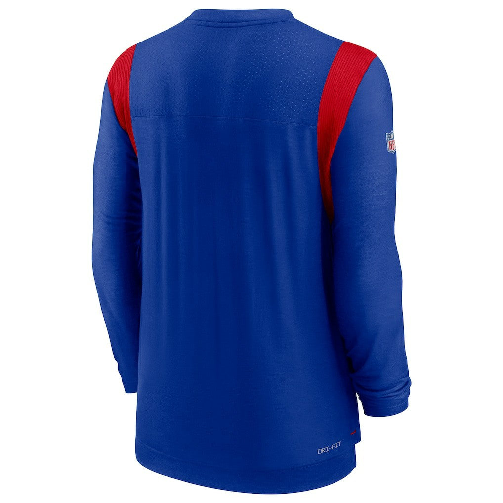 Buffalo Bills Sideline Tonal Logo Performance Player Long Sleeve T-Shirt | NFL US