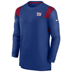 New York Giants Sideline Tonal Logo Performance Player Long Sleeve T-Shirt | NFL Near me