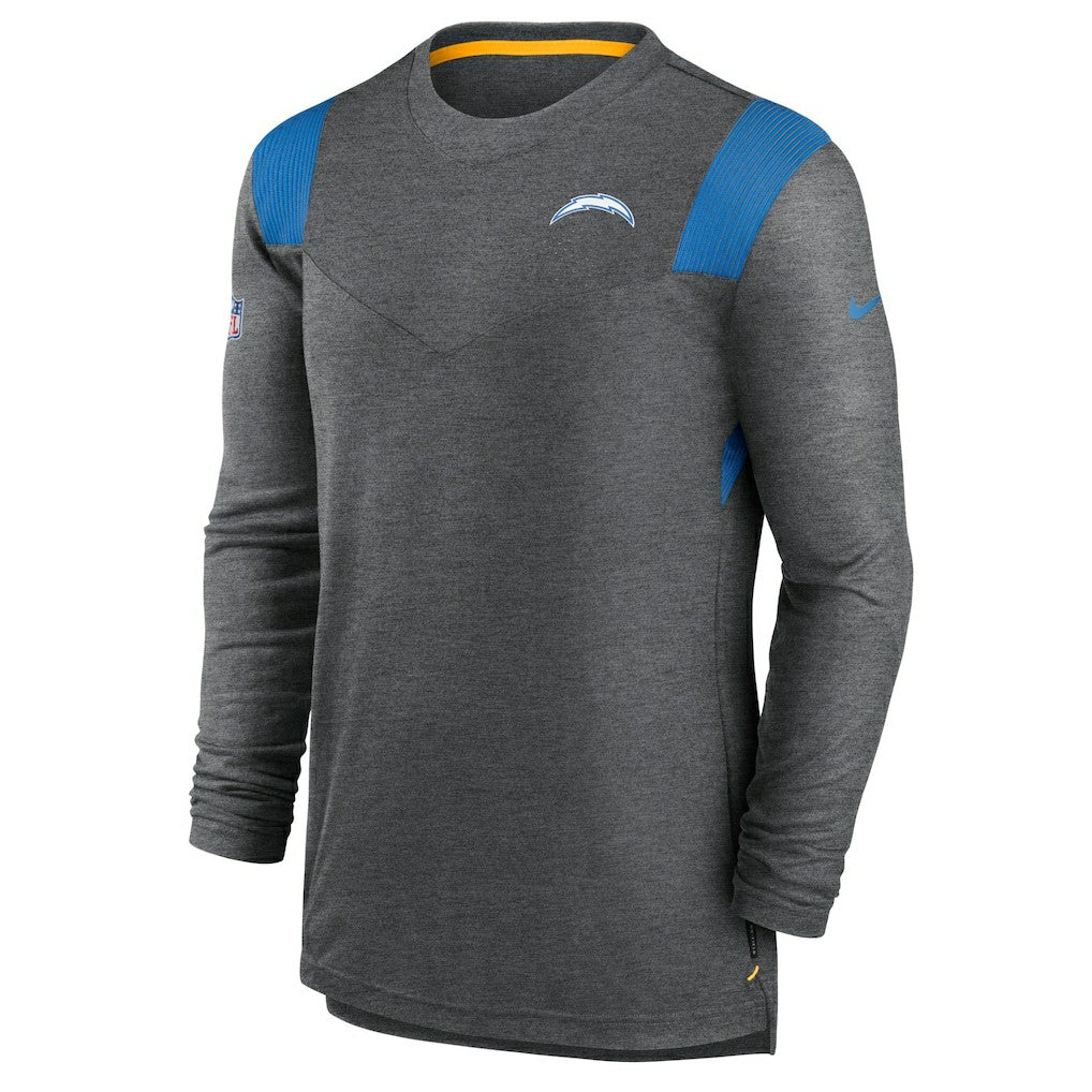 Los Angeles Chargers Sideline Tonal Logo Performance Player Long Sleeve T-Shirt | NFL Discount