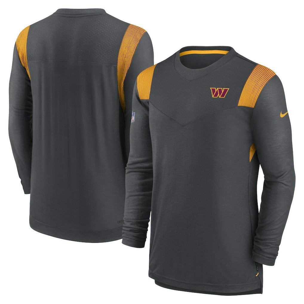 Washington Commanders Sideline Tonal Logo Performance Player Long Sleeve T-Shirt | NFL On sale