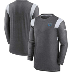 Indianapolis Colts Sideline Tonal Logo Performance Player Long Sleeve T-Shirt | NFL On sale