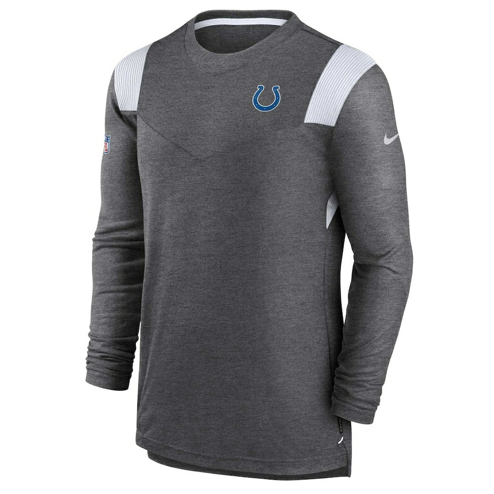 Indianapolis Colts Sideline Tonal Logo Performance Player Long Sleeve T-Shirt | NFL On sale