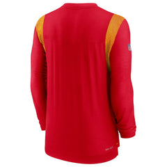 Kansas City Chiefs Sideline Tonal Logo Performance Player Long Sleeve T-Shirt | NFL New