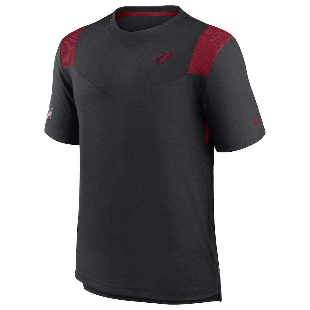 Arizona Cardinals Sideline Tonal Logo Performance Player T-Shirt | NFL New