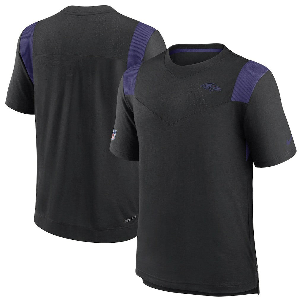 Baltimore Ravens Sideline Tonal Logo Performance Player T-Shirt | NFL Discount