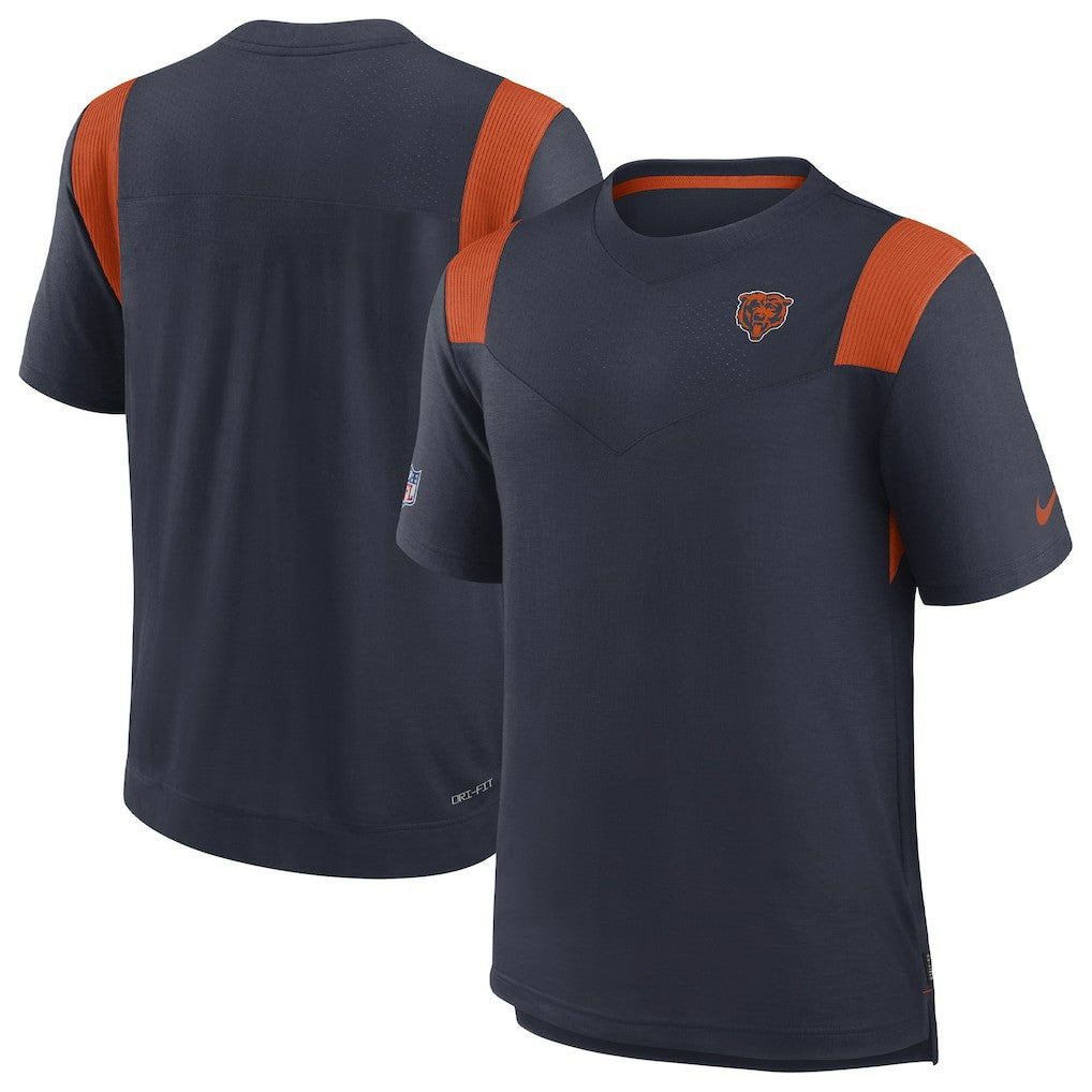Chicago Bears Sideline Tonal Logo Performance Player T-Shirt | NFL On sale